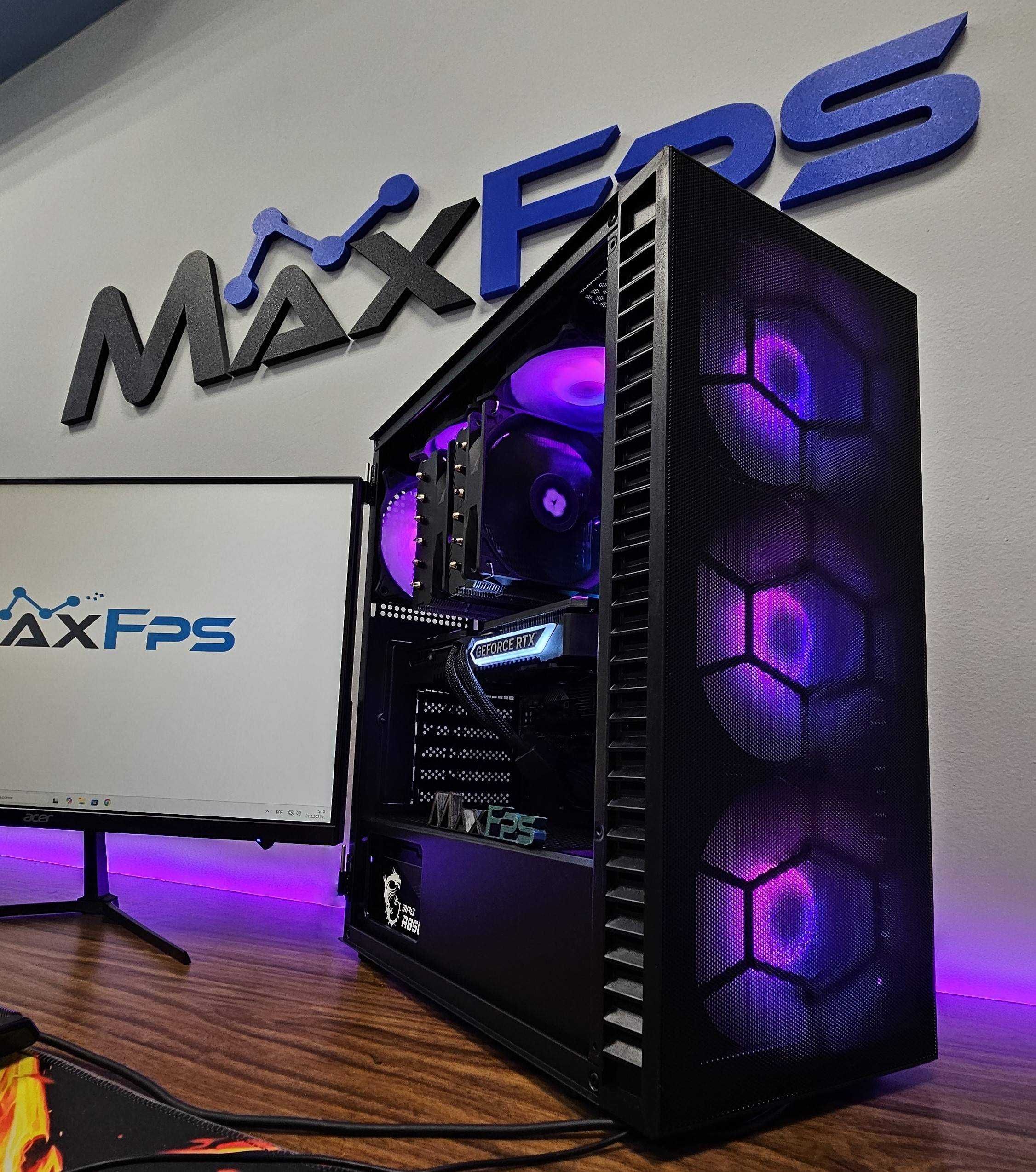 Ново! RTX 4070 Super, Intel i7-14700КF, 32GB RAM, Геймърски компютър!