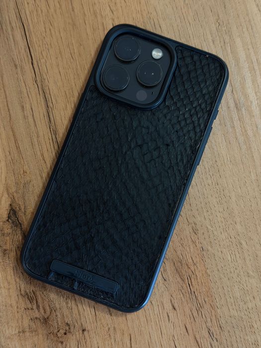 iPhone 15 Pro Max 1TB Black Titanium impecabil folie si husa premium