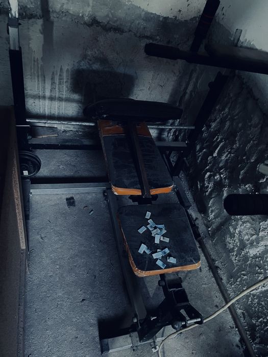 Banca multifunctionala , banca cu bara, bara z + greutati