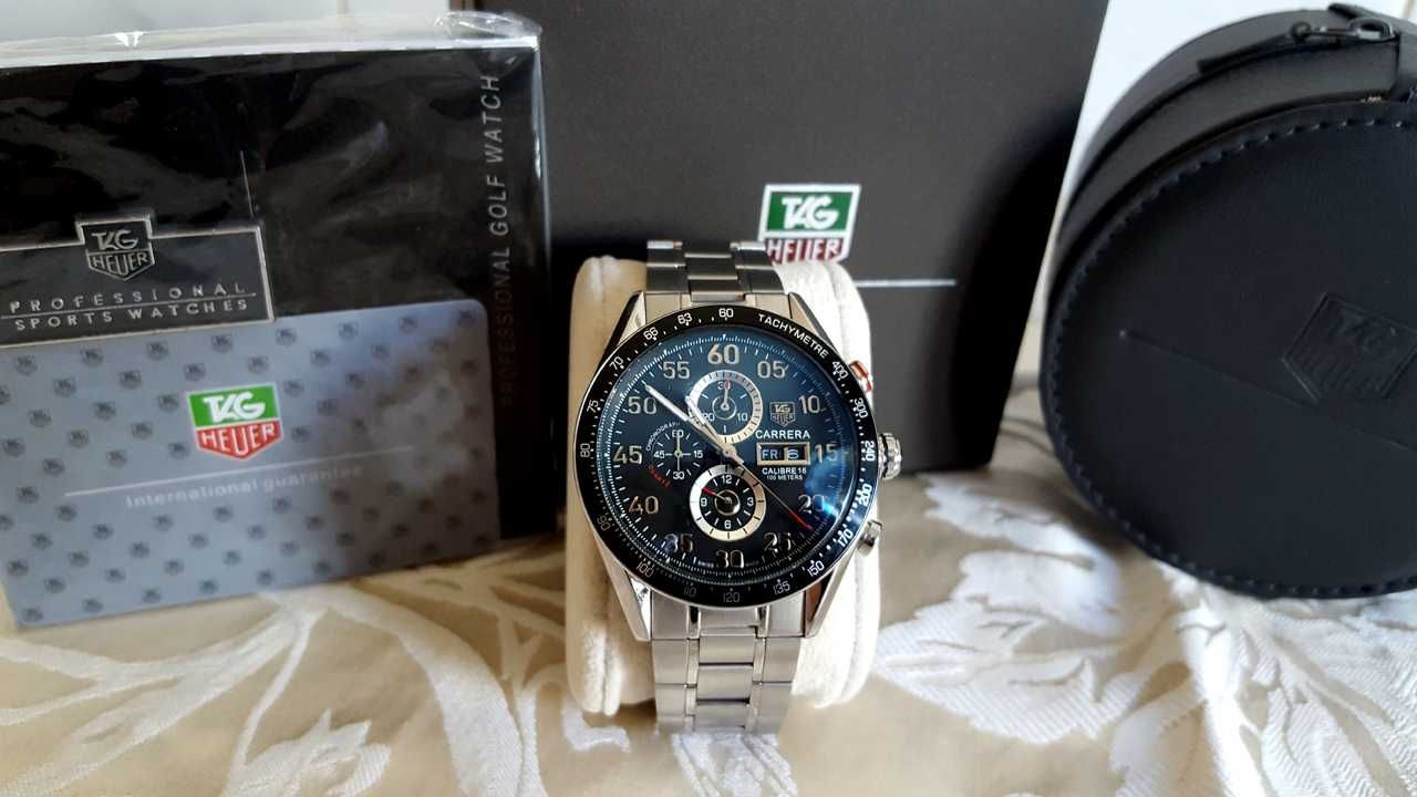 Ceas Barbatesc Tag Heuer Carrera CAL 1887 Mecanism Quartz