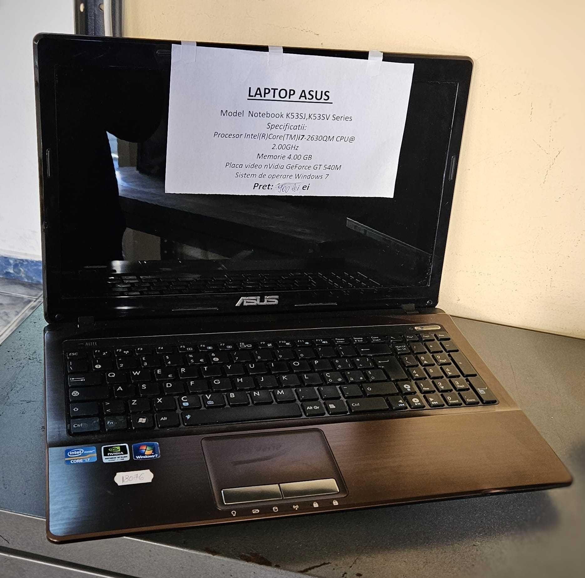 LAPTOP ASUS de vanzare