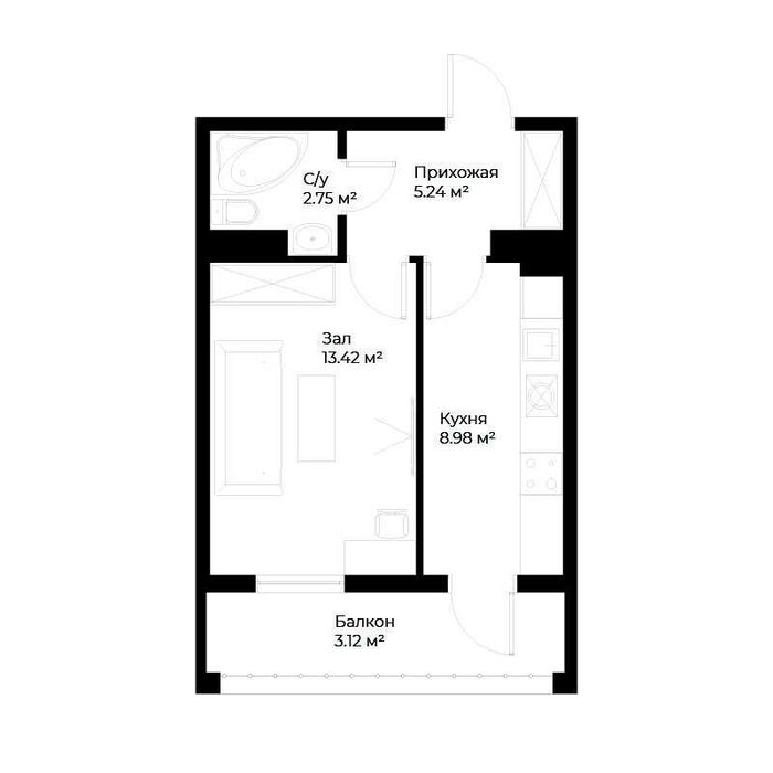 Квартиры с ремонтом в ЖК Assalom Sohil. С ремонтом и выгодной ипотекой