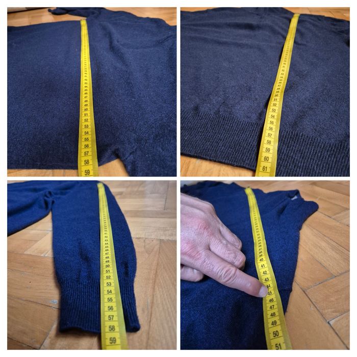 Pulover premium Camicissima, Half-Zip, Cu cașmir, Made in Italy - L