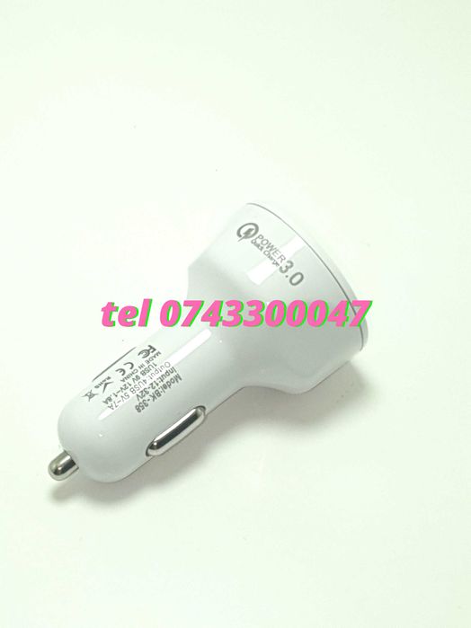 Superfastcharge Incarcator Auto Cu Patru Porturi Usb Partycharge