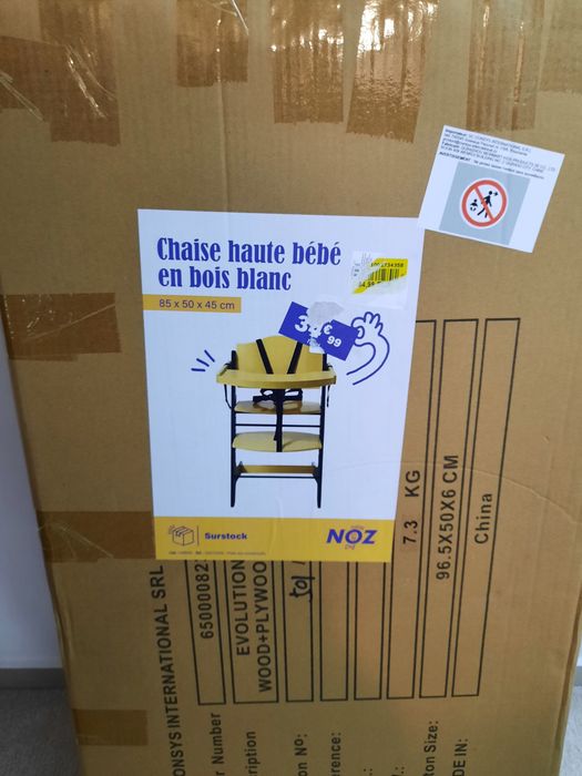 Scaun de masa 3 in 1 din lemn