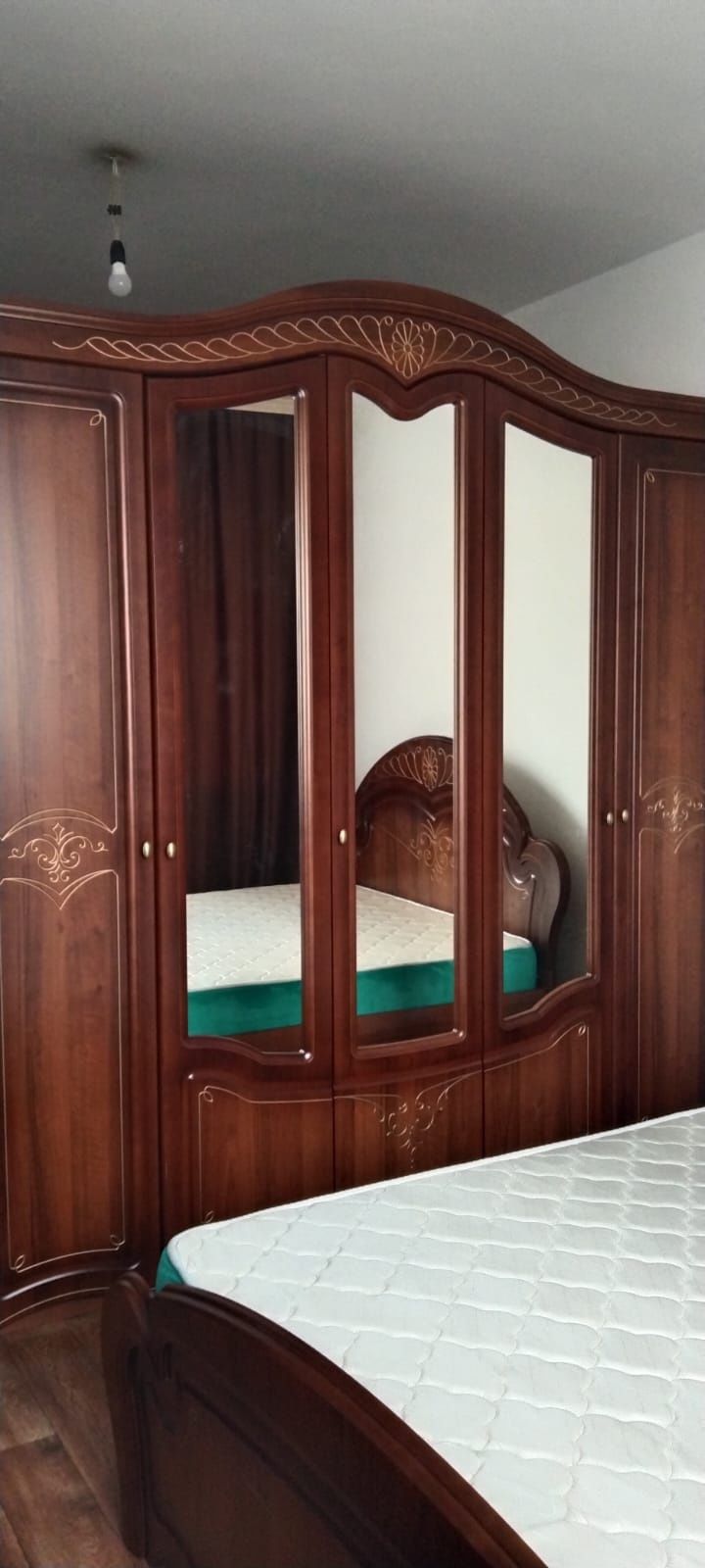 Белорусский спальный гарнитур, с матрасом