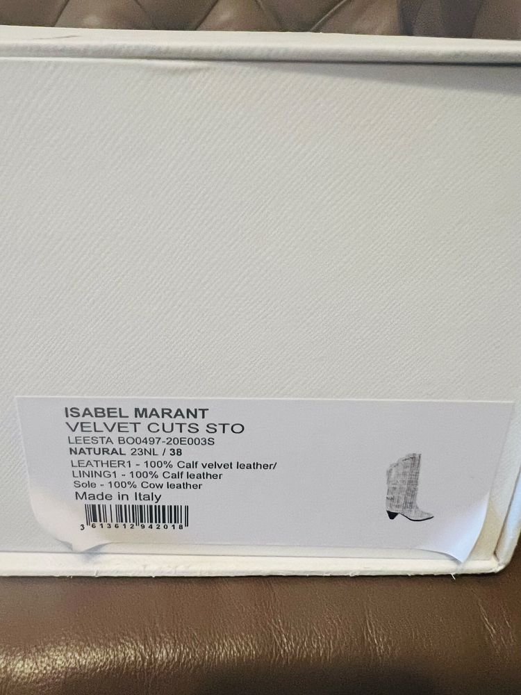 Cizme Isabel Marant, din piele intoarsa