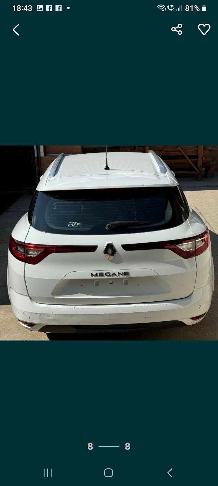 Punte spate Renault Megane IV 4 Breack Grandtour 2016 - Prezent