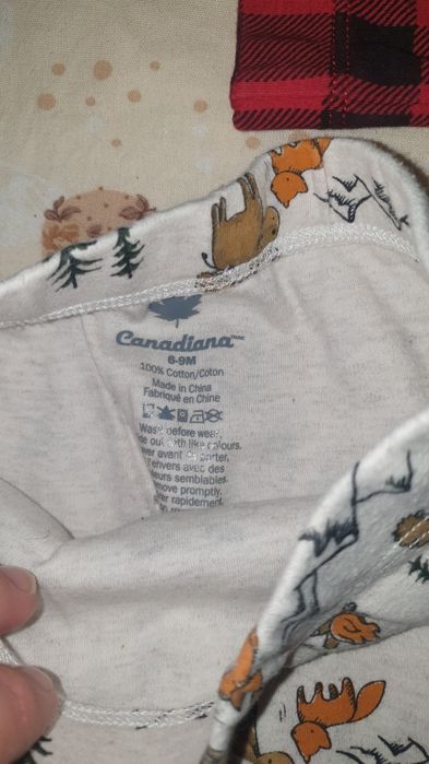Set pantaloni bebe Canadiana  68 cm