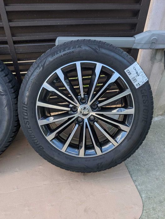 Jante roti iarna ORIGINALE Skoda Kodiaq 5x112 Trinity 235 55 18