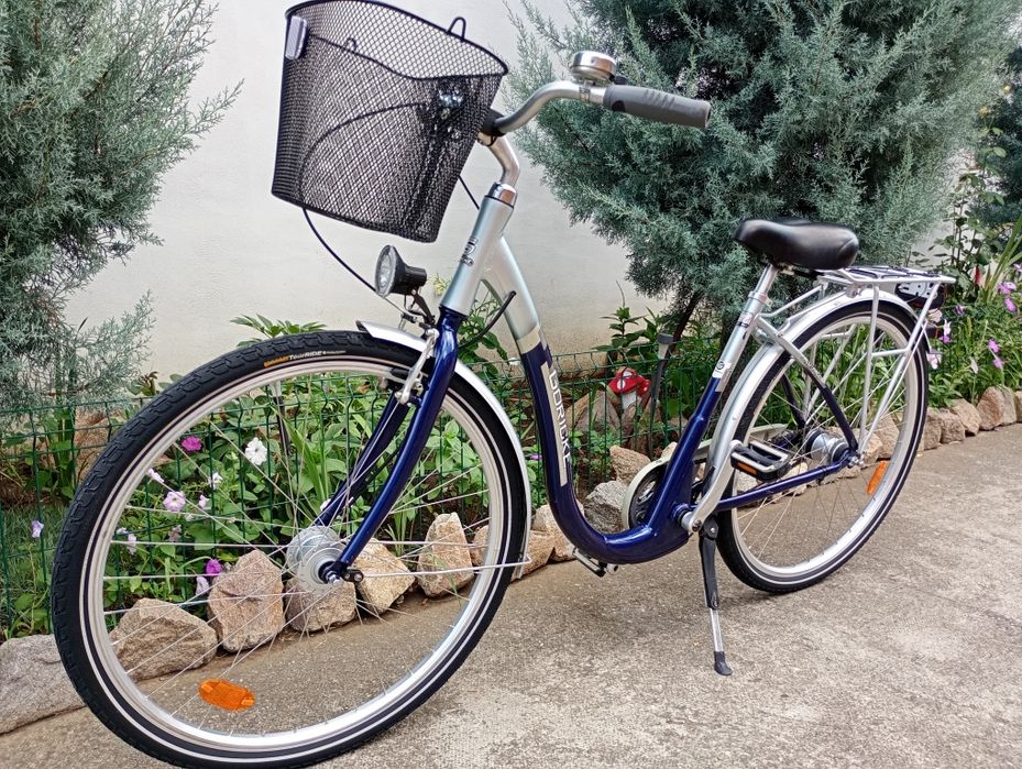 Bicicletă damă GORICKE,roti 28,cu 7 vit Sram,frână picior !
