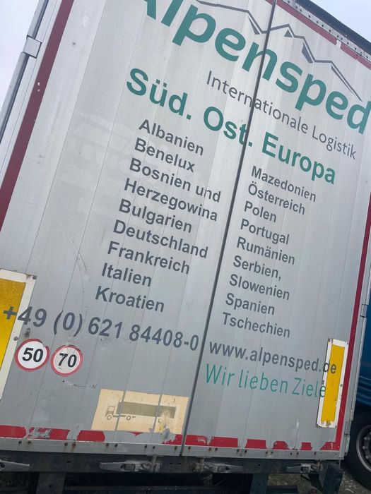 Vand semiremorca/ depozitare/ agricultura/ prelata/ platforma