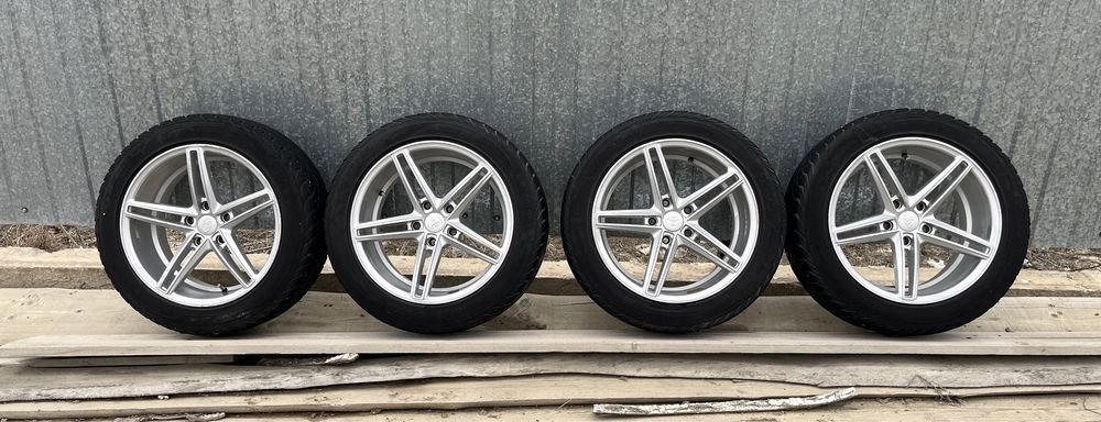 Диски 215/55 R17 с покрышками в хорошем состоянии и покрышки и диски