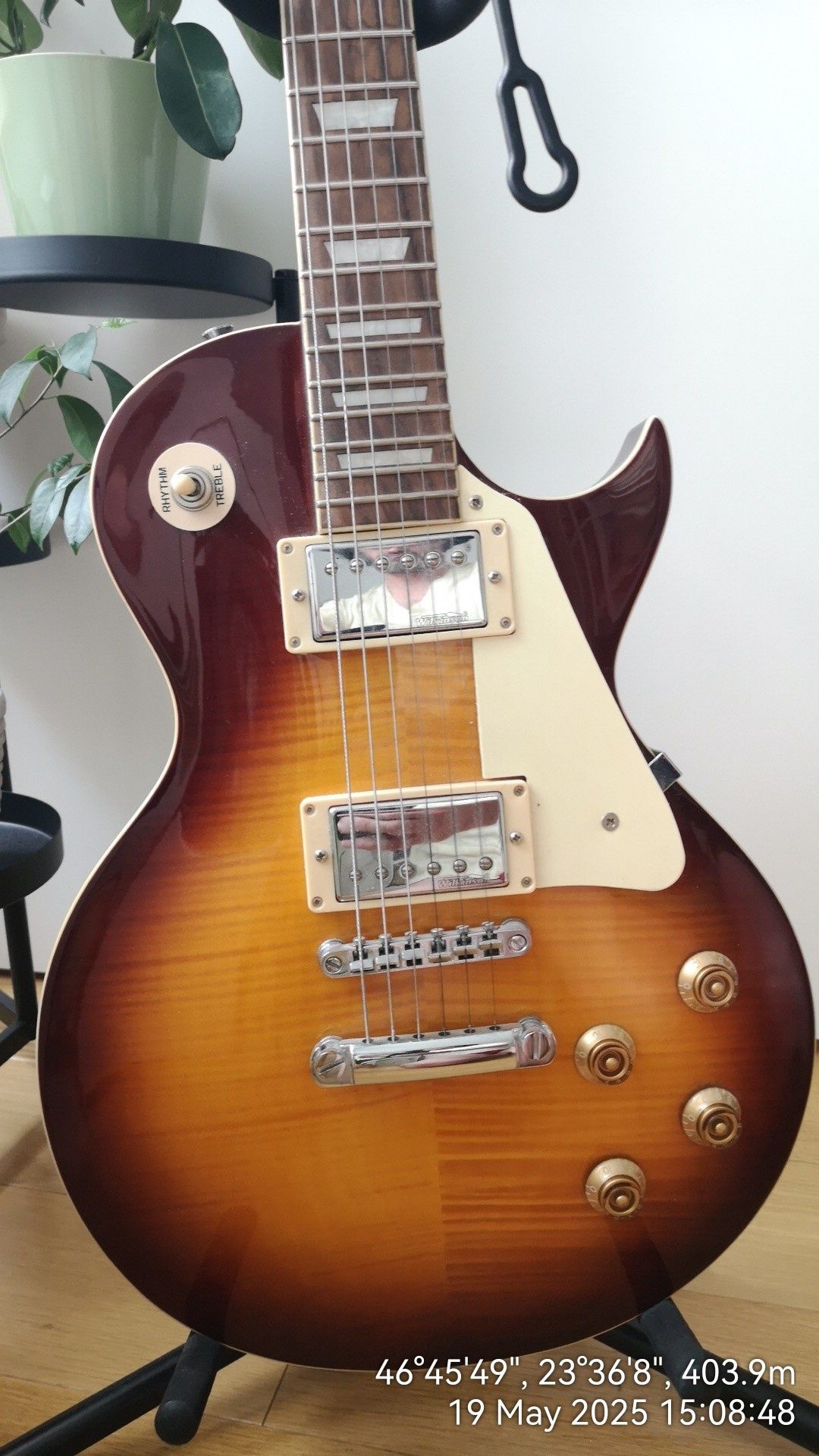 Vintage V100 Tobacco Sunburst Chitară electrică