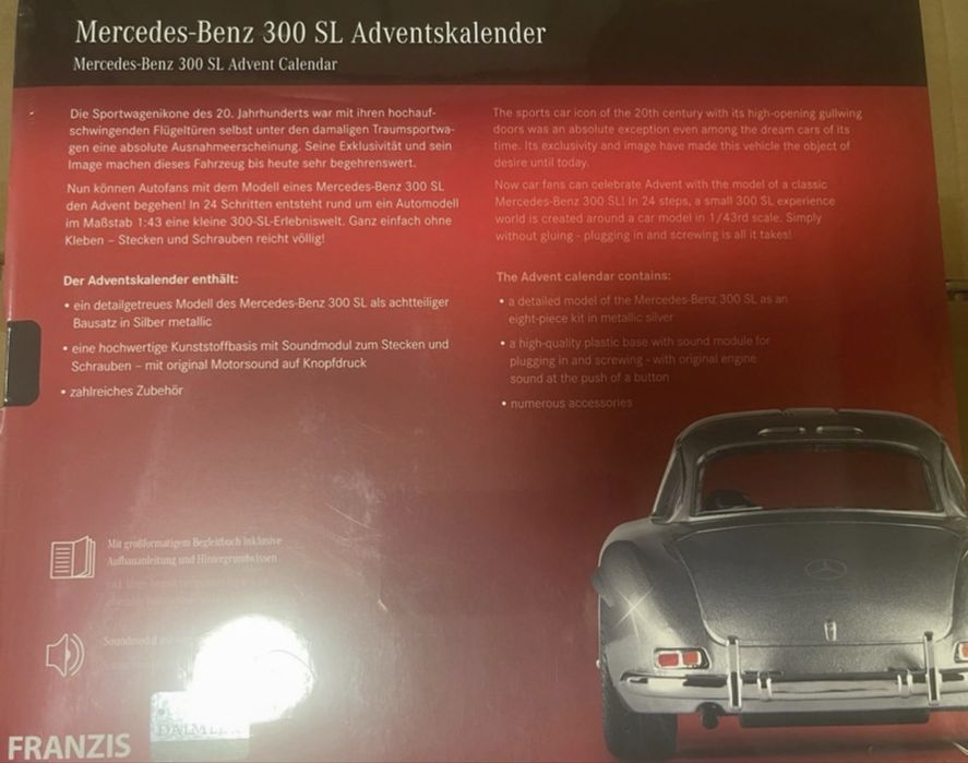 Calendar Advent Mercedes-Benz