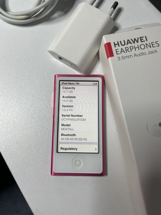 Apple iPod Nano gen7 th 16GB Pink - Baterie Noua