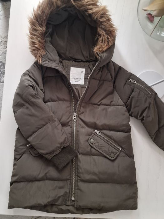 Geaca puf fete Zara 110-122
