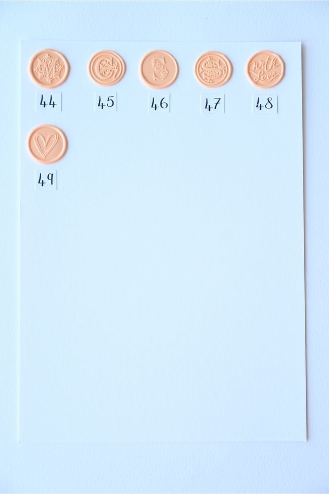 Sigilii ceara realizate manual