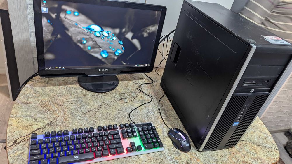 Продам игровой компьютер 4 ядерный i5 ssd 256 гб. 16 гб оперативной