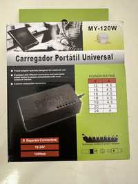 Incarcator universal pentru laptop, putere 120W, 10 mufe conectoare