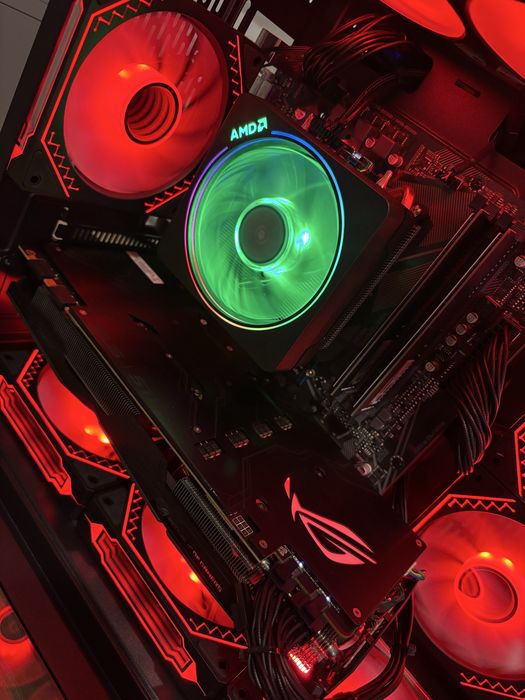 Геймърски компютър Ryzen 5500, GTX1080, 16 ram, 512 ssd, 600W