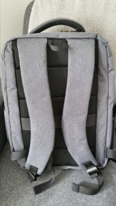 Текстилна раница за лаптоп с USB порт, раница градски спорт унисекс