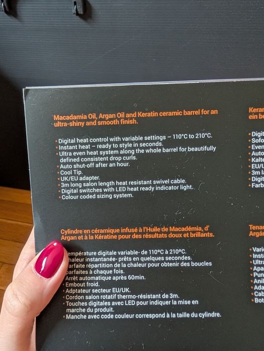 Професионална цилиндрична маша Diva Pro Digital Tong 32мм