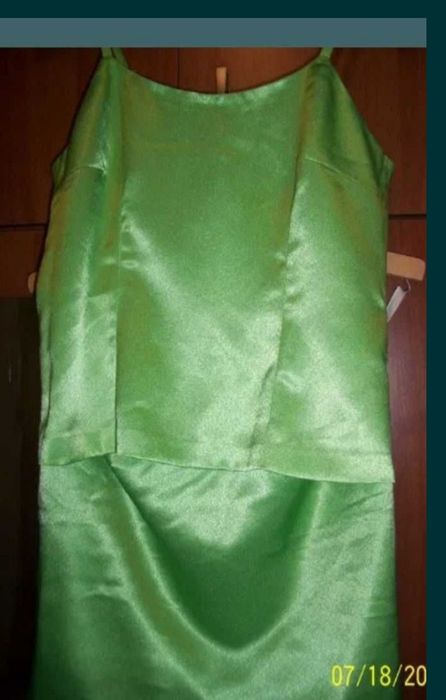 Costum nou verde fosforescent măr M