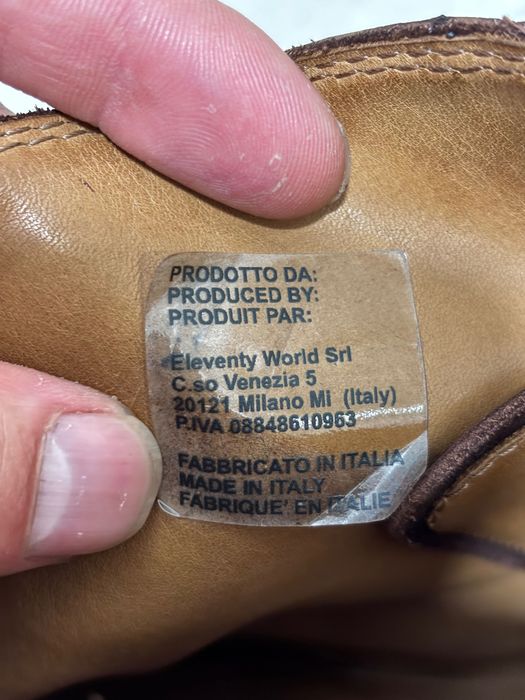 Ghete boots Eleventy milano 41