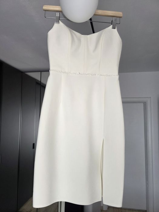 Rochie de ocazie/mireasa alba (ivory) Maigre, model Cheryl, ca noua