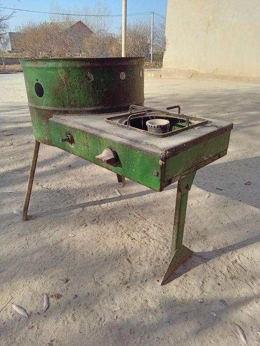 SarlKatta qozon joyli temir ko‘chma gaz plita – mustahkam, ishlaydigan