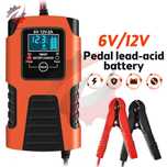 Зарядно за акумулатор умно 12V 6V 2A кола мотоциклет 6 волта батерия