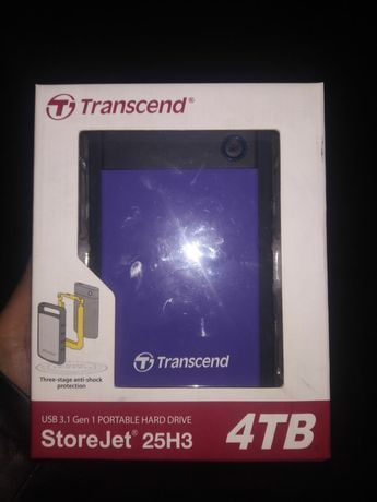 Оригинал Новый 4 ТБ внешний жесткий диск хард Transcend+доставкавк