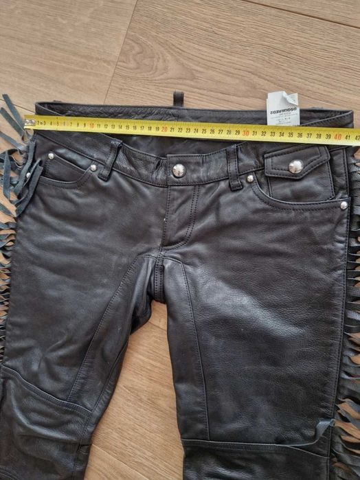 Pantaloni de piele Dsquared2 originali marimea 43