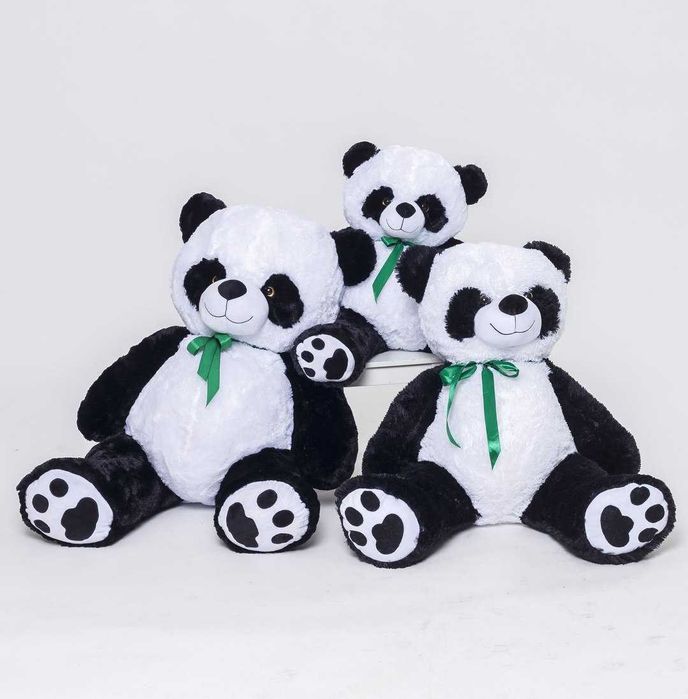 Новинка! Большая панда, мягкий игрушка панда, панда с бантом