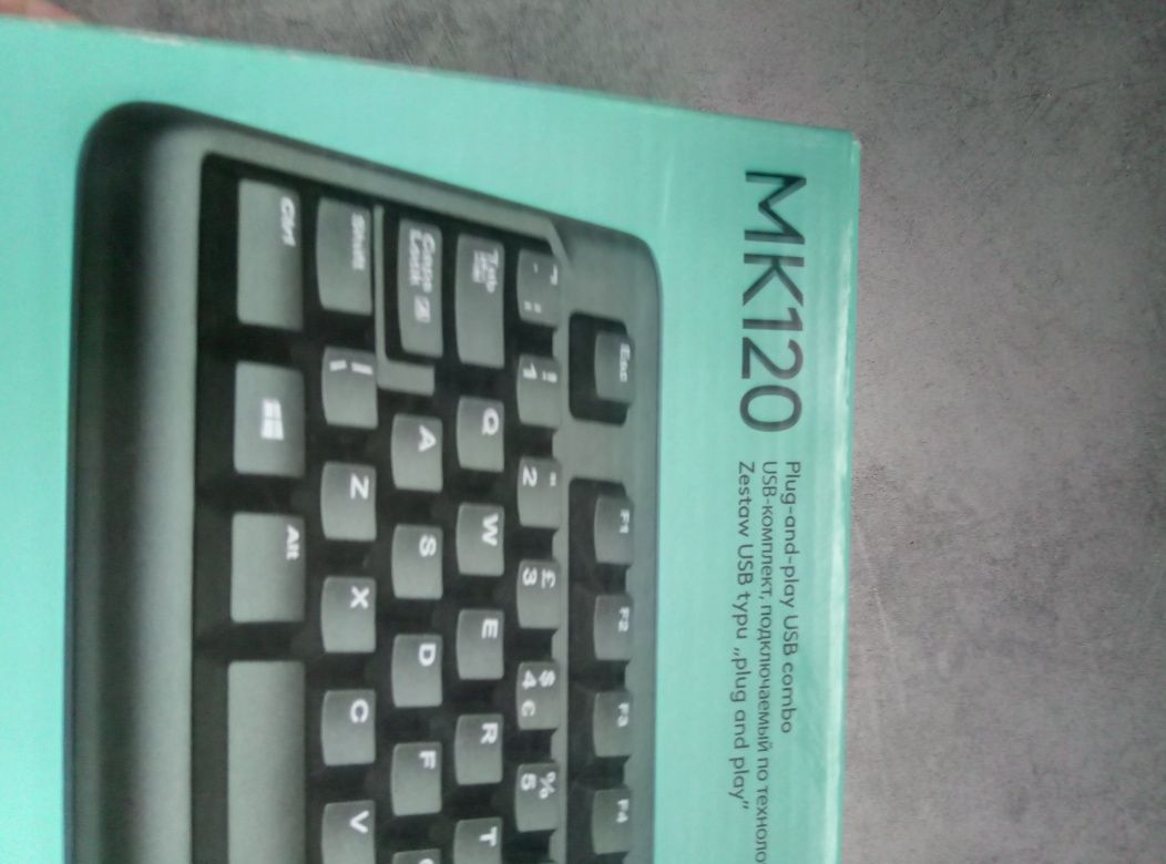 Logitech MK120 клавиатура+мишка/цена 25 лв.