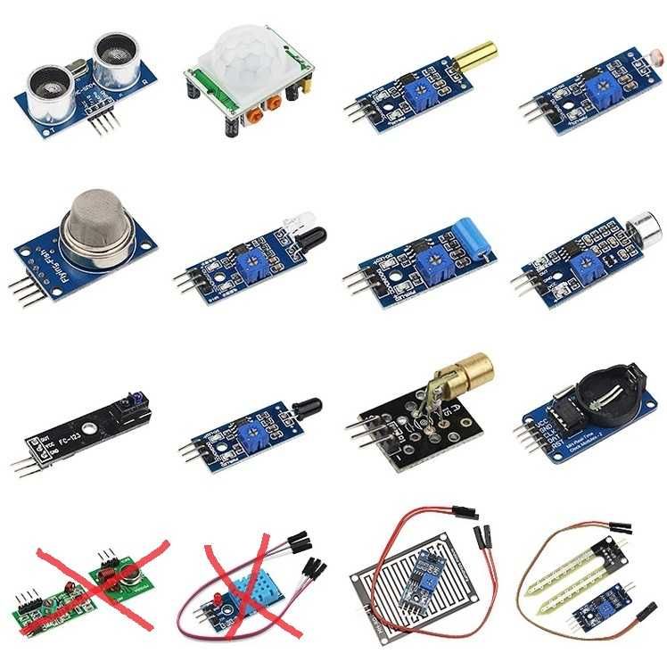 Модули датчики платы расширения к Arduino