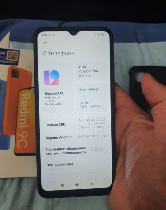 Xiaomi Redmi 9C 4/128GB Black Original Karobka Sastayani Otlichni Zor