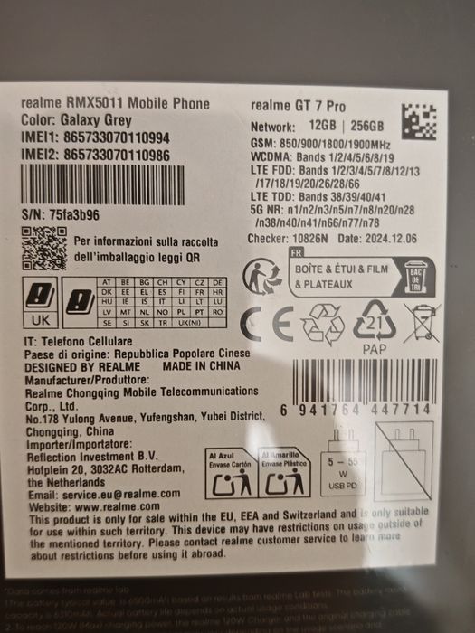 Realme GT 7 Pro sigilat