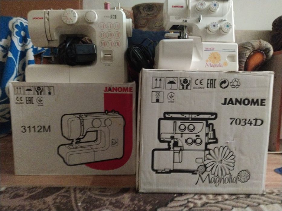 Продам MI TV, швейную машину и оверлог