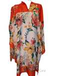 Rochie matase floral