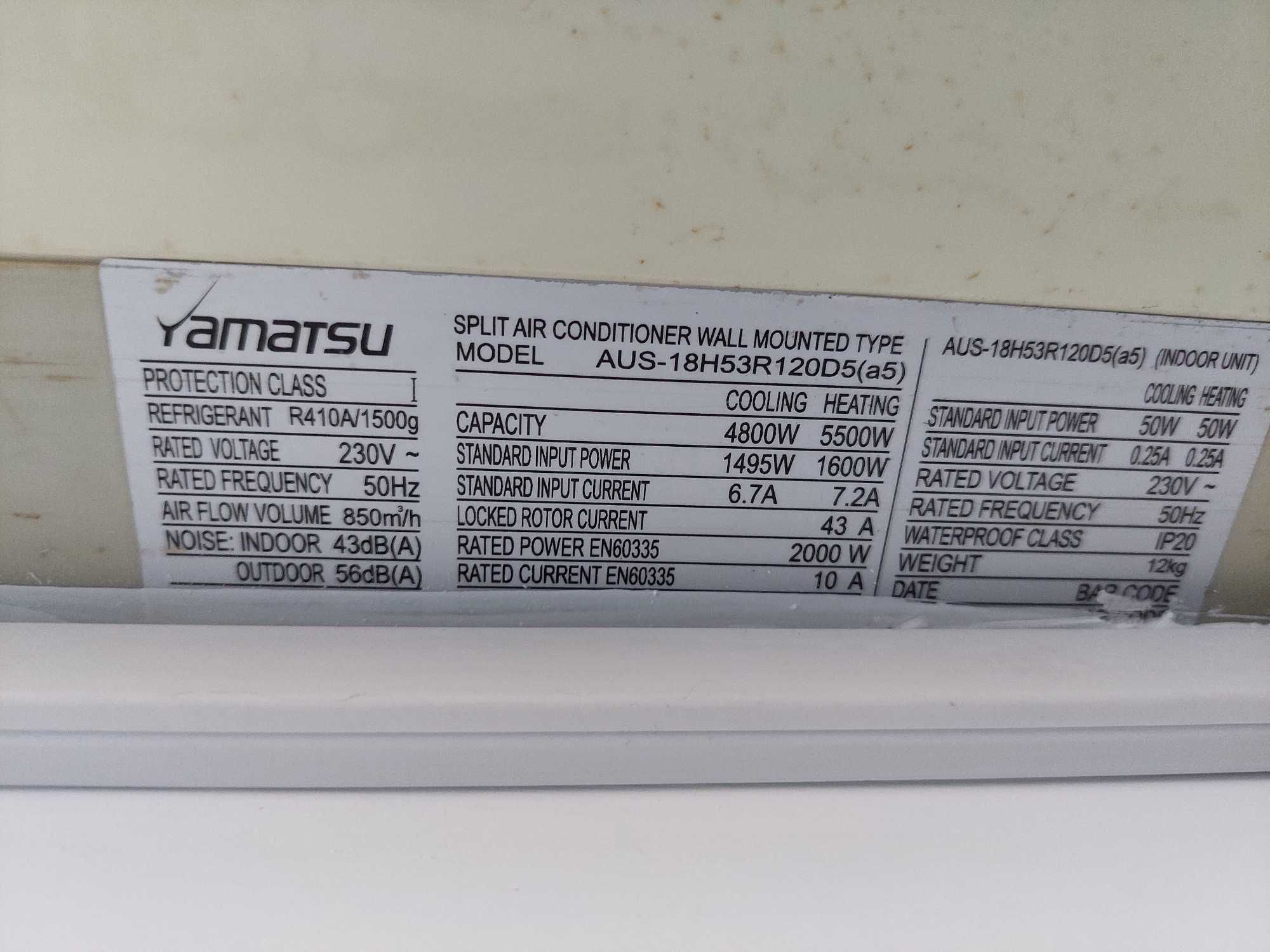 Vand aparat AC YAMATSU 18000 si 12000