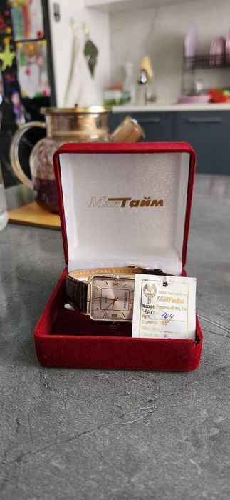 Мактайм золотые часы завод