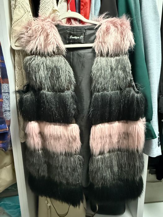 Vestă de blană,mărimea S