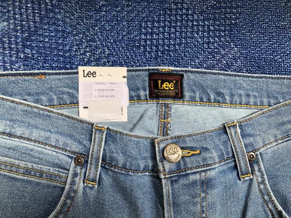 НОВИ Lee 5 Pocket Short ОРИГИНАЛНИ мъжки къси дънки - 32