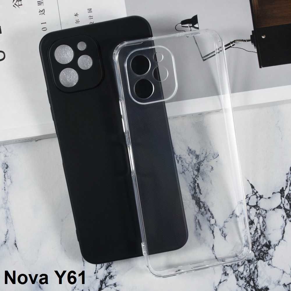 Huawei Nova Y61 Y70 Y90 Y91 Nova 10 SE Силиконов Прозрачен Черен Кейс