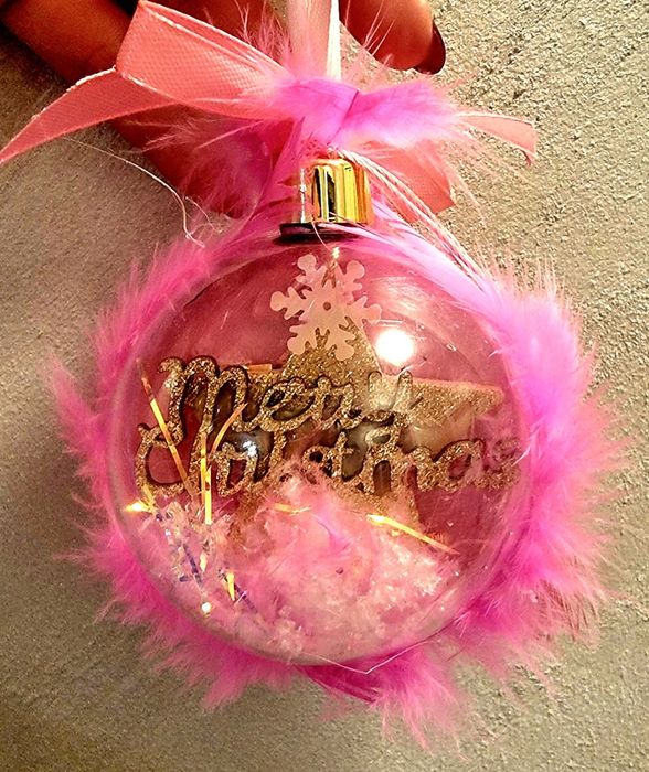 Коледна топка ръчна изработка