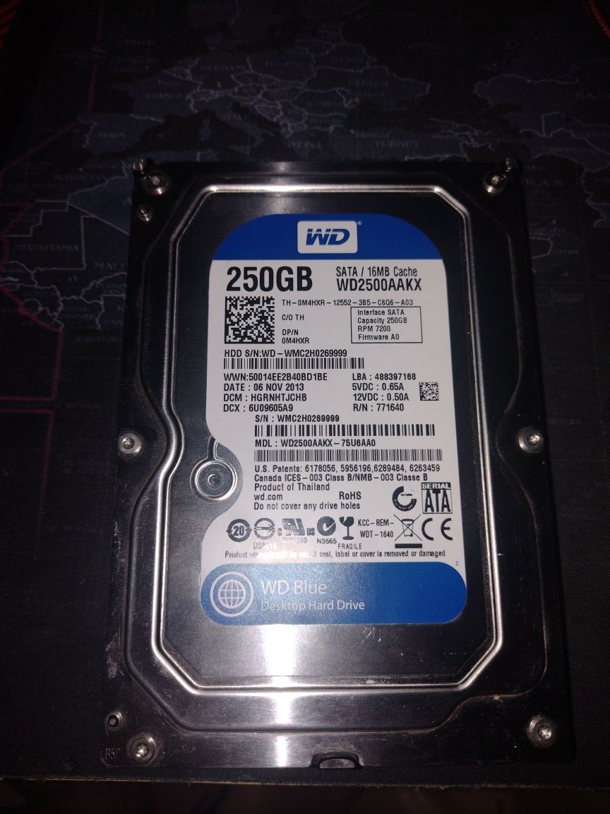 Vând/schimb hdd 250 gb