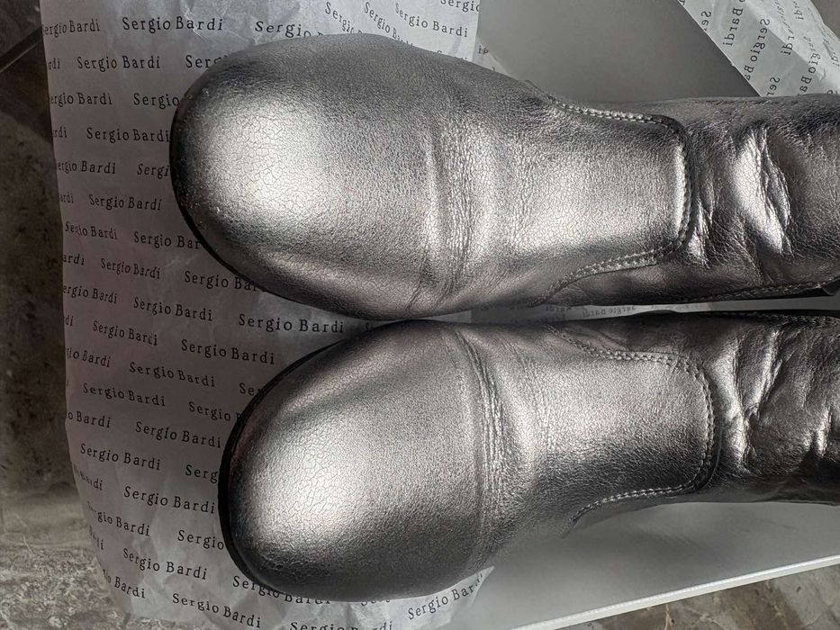 Дамски боти Sergio Bardi Челси естествена кожа