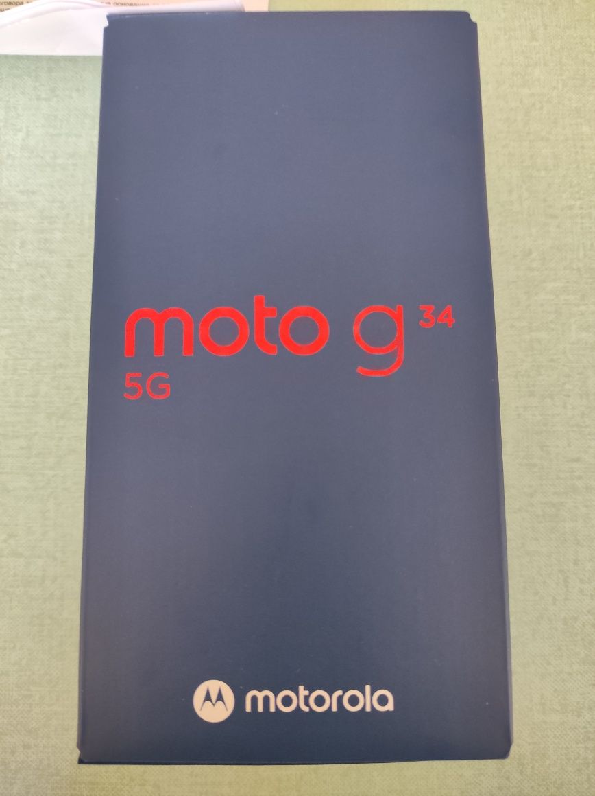 Motorola Moto G34 5g 128GB 6GB RAM Dual 50mp camera system е